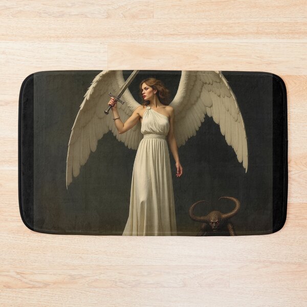 Item preview, Avenging Angel from Heaven painting classical artwork designed and sold by Vintage Designs +.
