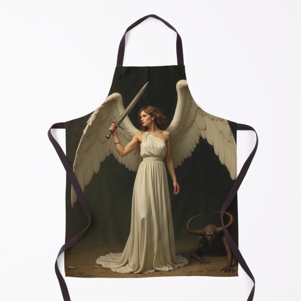 Item preview, Avenging Angel from Heaven painting classical artwork designed and sold by Vintage Designs +.