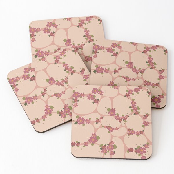 Item preview, Flowers on the cracked ground pattern  designed and sold by JamyArts.