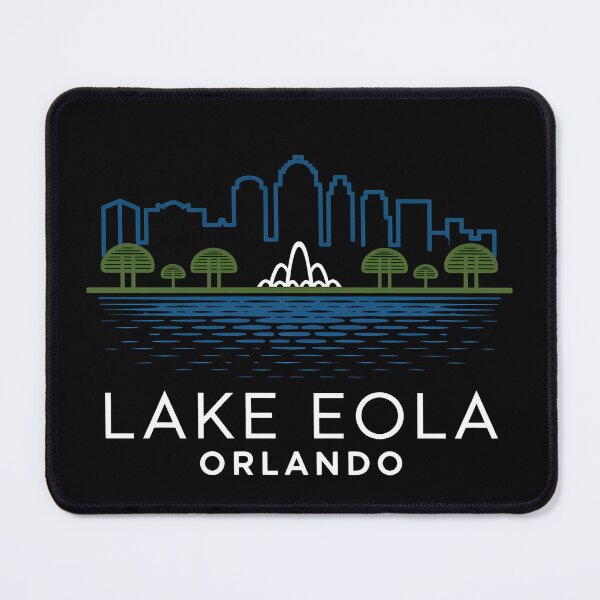 Item preview, Lake Eola - This gift is perfect for Orlando locals, tourists, and skyline lovers. designed and sold by ZyziowskyArt.