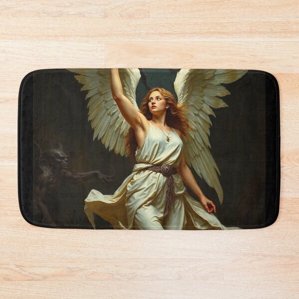 Item preview, Avenging Angel from Heaven painting classical artwork designed and sold by Vintage Designs +.