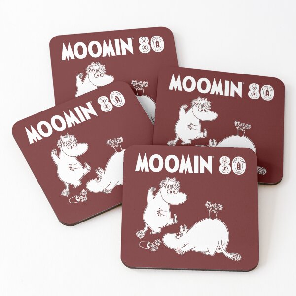 Item preview, Moomin 80th Anniversary Snorkmaiden & Moomintroll Playing designed and sold by MoominStore.