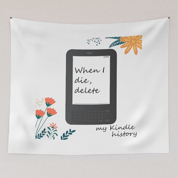 Item preview, When I Die, Delete My Kindle History designed and sold by BookBiffle.