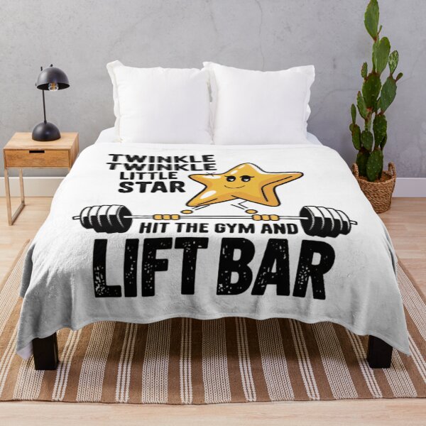 Item preview, Twinkle Twinkle little star, hit the gym and lift the bar! designed and sold by BugiDesignArt.