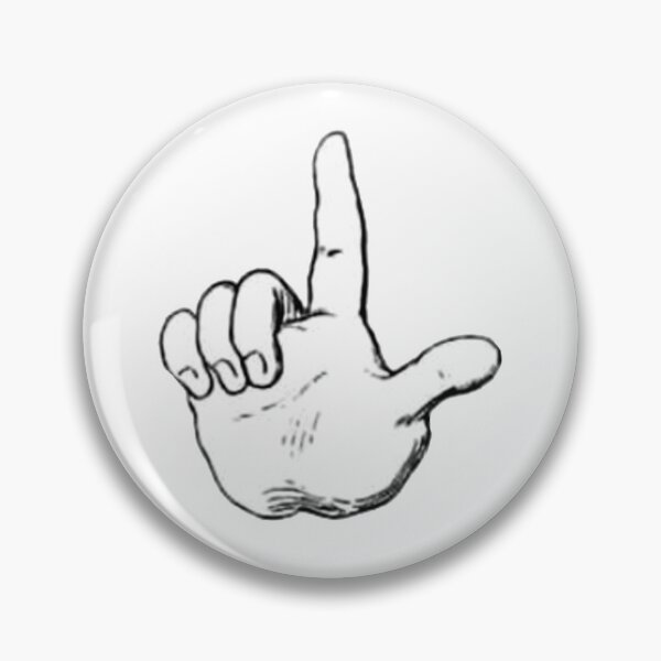 Item preview, Right Hand L, ASL Alphabet designed and sold by HawthorneFlame.