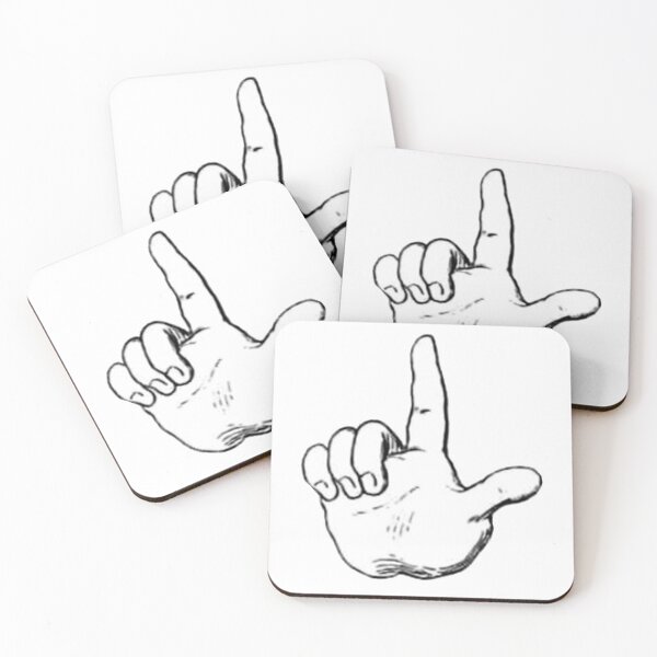 Item preview, Right Hand L, ASL Alphabet designed and sold by HawthorneFlame.