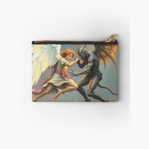 Item preview,  Angel Vs Demon Avenging protector classical inspirational artwork designed and sold by Vintage Designs +.