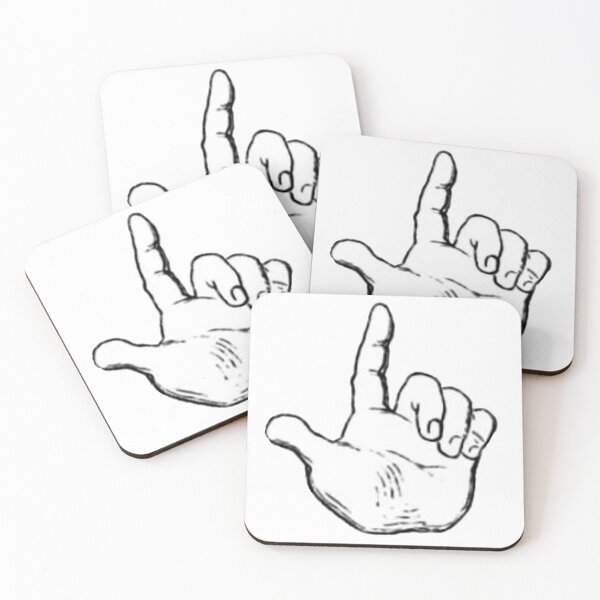 Item preview, Left Hand L, ASL Alphabet designed and sold by HawthorneFlame.