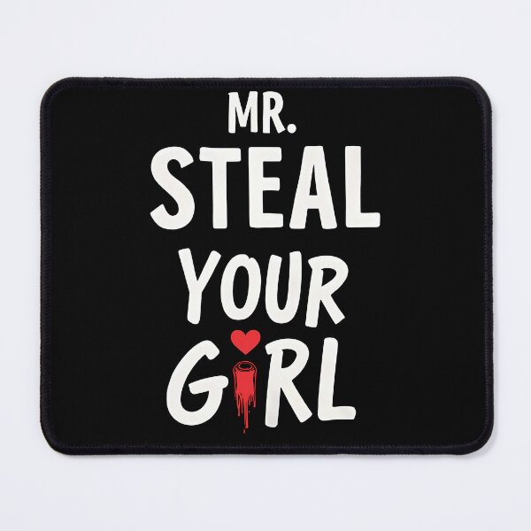 Item preview, Funn Mr Steal Your Girl Heart Valentines Day V-Day Heart Kiss Lip designed and sold by 07Art.