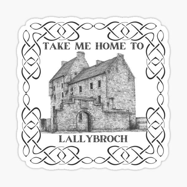 Vista previa del artículo con la obra «Llévame a casa en la frontera celta de Lallybroch», diseñado y vendido por dealchica.