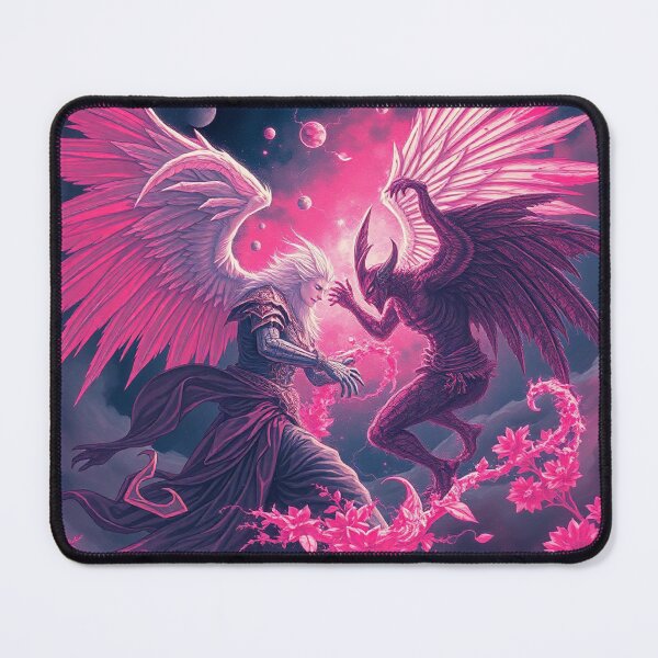 Item preview, Angel Vs Demon Avenging protector classical inspirational artwork designed and sold by Vintage Designs +.