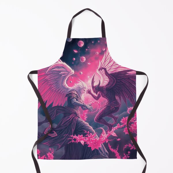 Item preview, Angel Vs Demon Avenging protector classical inspirational artwork designed and sold by Vintage Designs +.