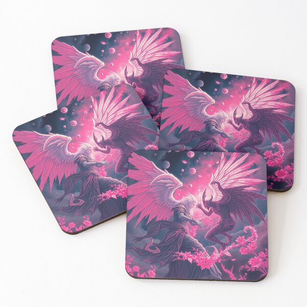 Item preview,  Angel Vs Demon Avenging protector classical inspirational artwork designed and sold by Vintage Designs +.