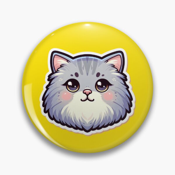 Item preview, British Longhair Cat Head  designed and sold by ArtistEmbrace.
