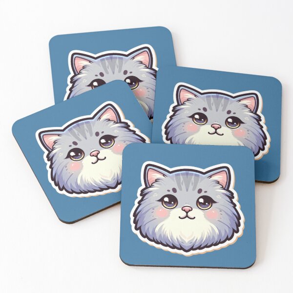 Item preview, British Longhair Cat Head  designed and sold by ArtistEmbrace.
