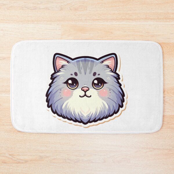 Item preview, British Longhair Cat Head  designed and sold by ArtistEmbrace.