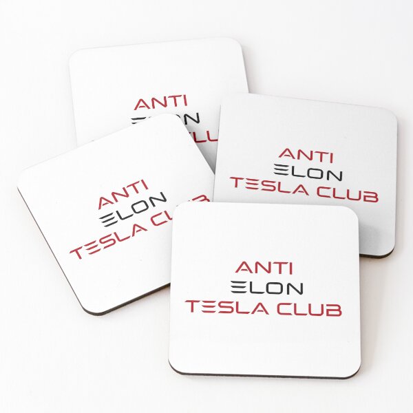 Item preview, ANTI ELON TESLA CLUB - tesla font style designed and sold by StudioArtMingle.