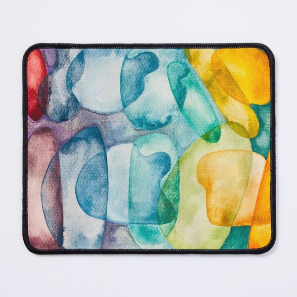 Item preview, Layered Abstract Shapes Watercolor designed and sold by ErynRoseStudio.
