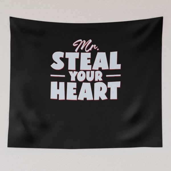 Item preview, Funny Mr Steal Your Girl Heart Valentines Day V-Day Heart Kiss Lip designed and sold by 07Art.