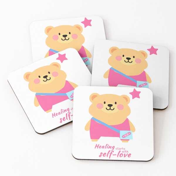 Item preview, Healing Starts with Self-Love - Cute Bear Design designed and sold by Tulip Creators .