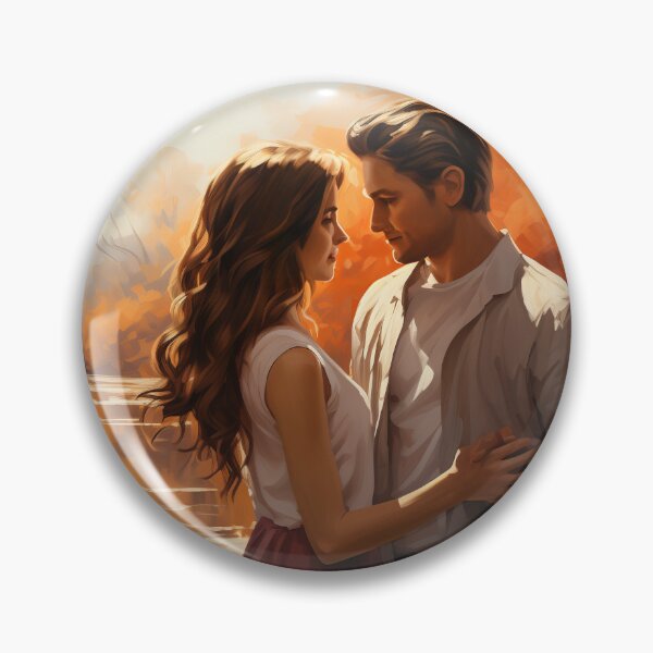 Item preview, Golden Autumn Romance by the Riverside designed and sold by ArtVibeCo.