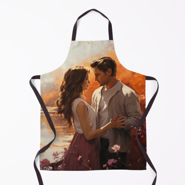 Item preview, Golden Autumn Romance by the Riverside designed and sold by ArtVibeCo.