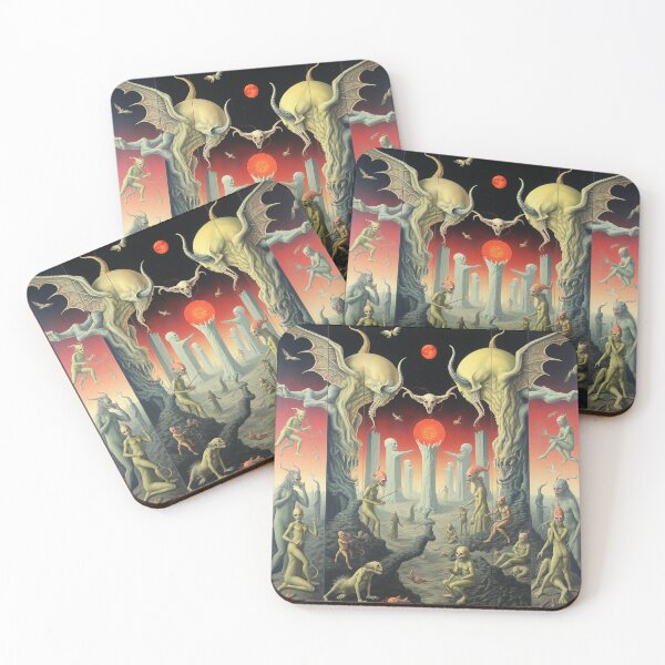 Item preview, The Descent into Hell a Hellscape classical painting  designed and sold by Vintage Designs +.