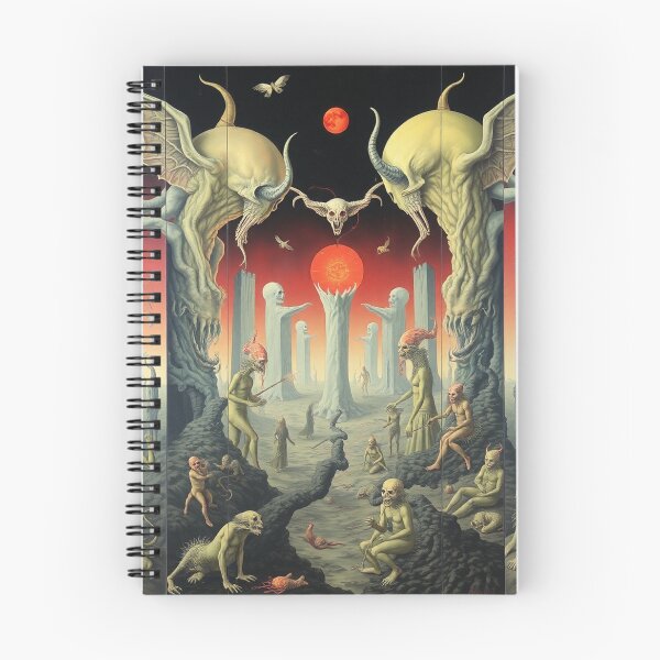 Item preview, The Descent into Hell a Hellscape classical painting  designed and sold by Vintage Designs +.