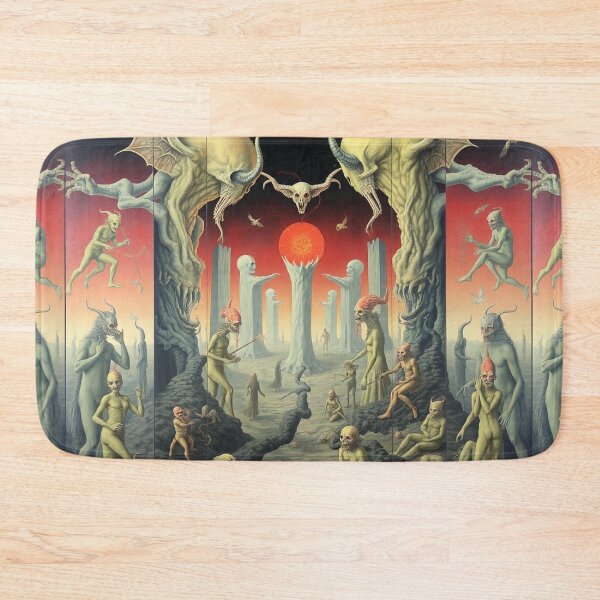 Item preview, The Descent into Hell a Hellscape classical painting  designed and sold by Vintage Designs +.
