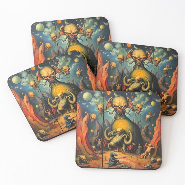 Item preview,  The Descent into Hell a Hellscape classical painting  designed and sold by Vintage Designs +.