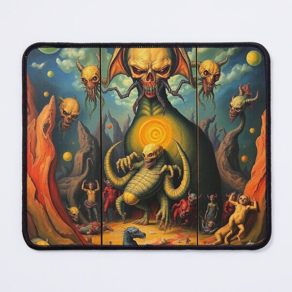 Item preview,  The Descent into Hell a Hellscape classical painting  designed and sold by Vintage Designs +.