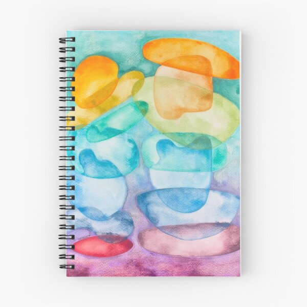 Item preview, Abstract Shapes Layered Translucent Watercolor  designed and sold by ErynRoseStudio.