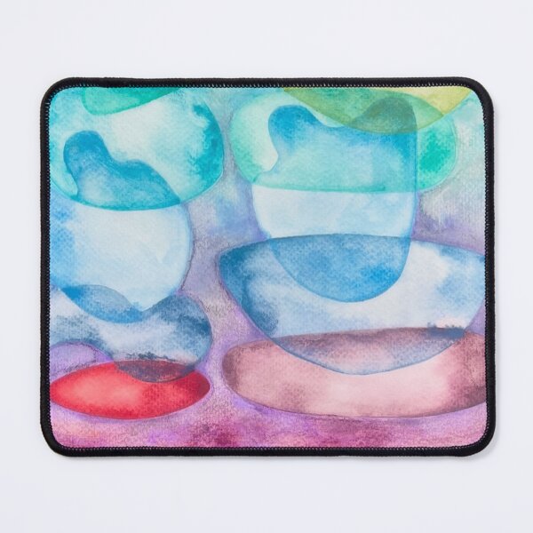 Item preview, Abstract Shapes Layered Translucent Watercolor  designed and sold by ErynRoseStudio.