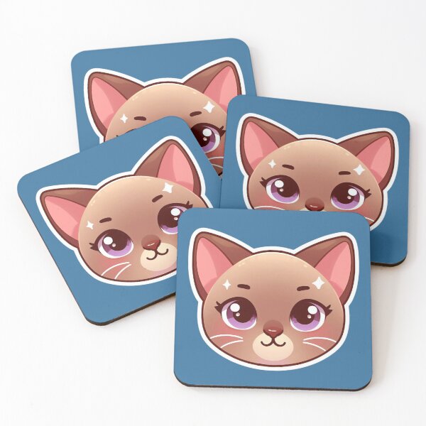 Item preview, Burmese Cat Head  designed and sold by ArtistEmbrace.