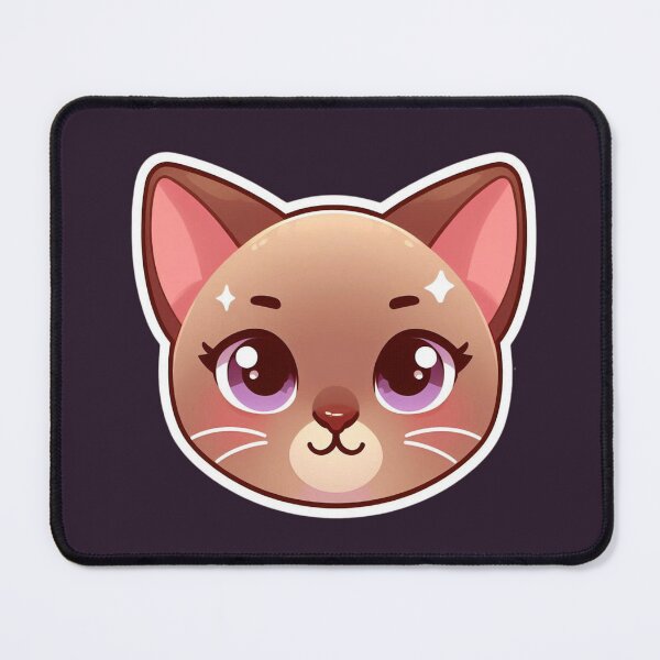 Item preview, Burmese Cat Head designed and sold by ArtistEmbrace.