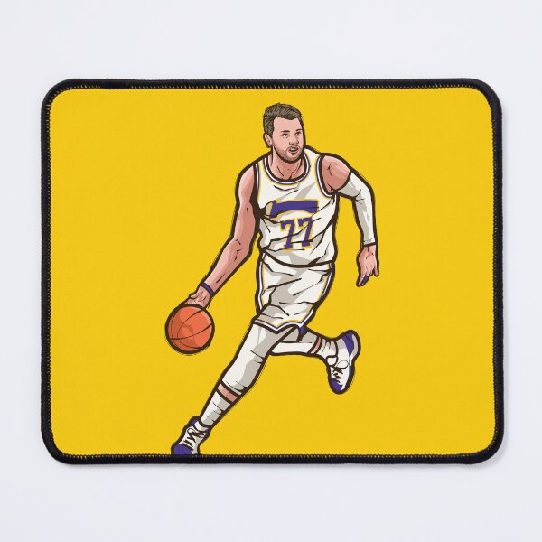 Item preview, Luka Doncic Dribbling Cartoon Los Angeles designed and sold by RatTrapTees.