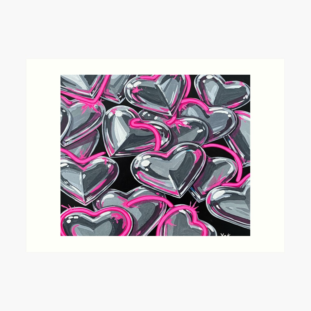 Y2K Chrome Hearts Painting