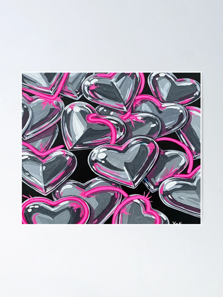 Y2K Chrome Hearts Painting