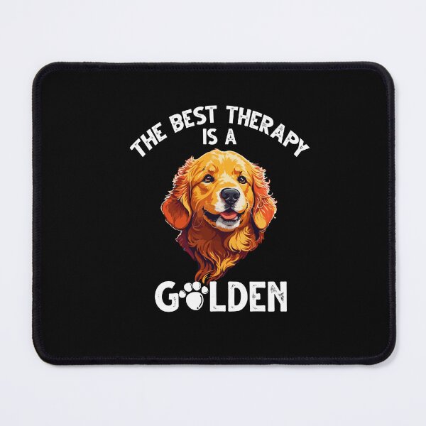 Item preview, The Best Therapy Is A Golden Retriever Dog Lovers designed and sold by Dressed For Duty.