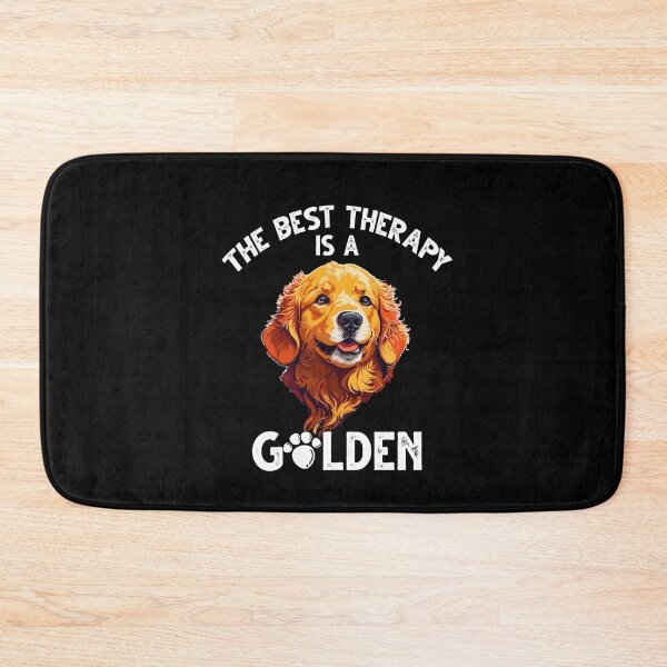 Item preview, The Best Therapy Is A Golden Retriever Dog Lovers designed and sold by Dressed For  Duty.