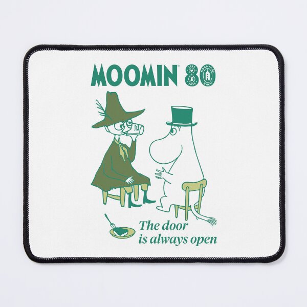 Item preview, Moomin 80th Anniversary Snufkin & Moominpappa Sitting designed and sold by MoominStore.