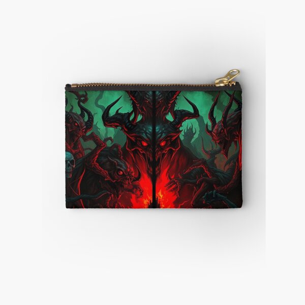 Item preview, The Denizen Demons of Hell a Hellscape classical painting designed and sold by Vintage Designs +.