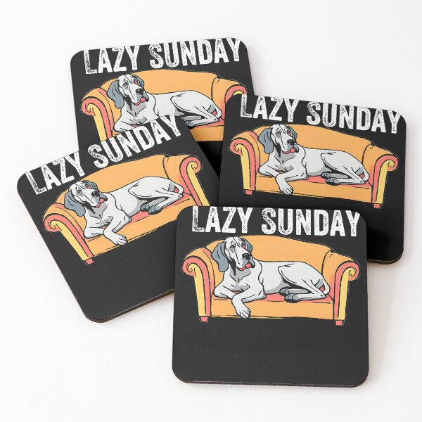 Item preview,  Lazy Sunday – Great Dane Relaxing on a Couch designed and sold by JCRockDesign.