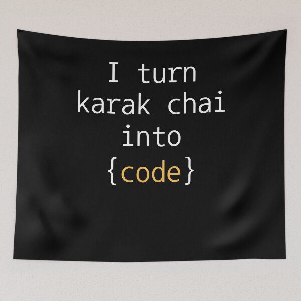 Item preview, Karak Chai into Code designed and sold by abrill-official.