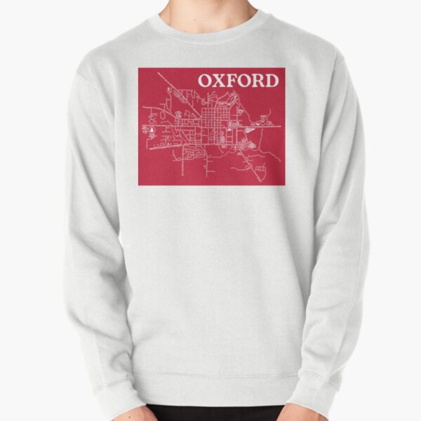 Vista previa del artículo con la obra «Mapa de Oxford, Ohio», diseñado y vendido por fiberandgloss.