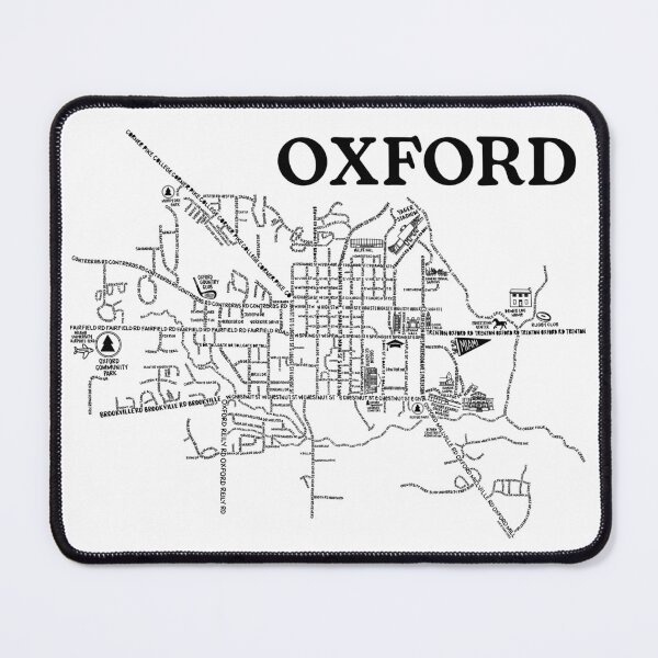 Item preview, Oxford Ohio Map designed and sold by fiberandgloss.