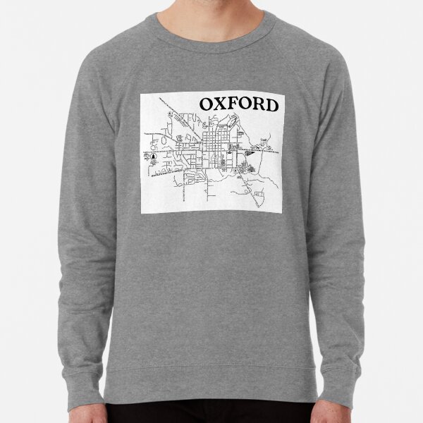 Vista previa del artículo con la obra «Mapa de Oxford, Ohio», diseñado y vendido por fiberandgloss.