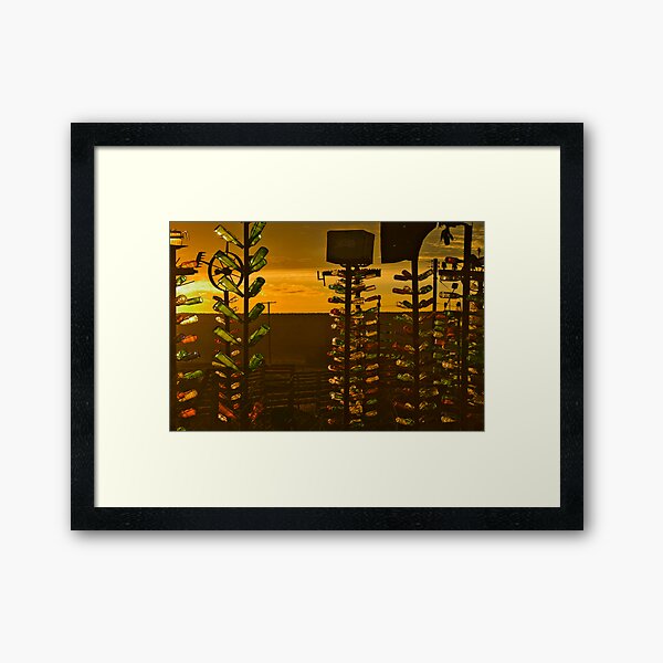 Surreal Sunset Framed Art Print