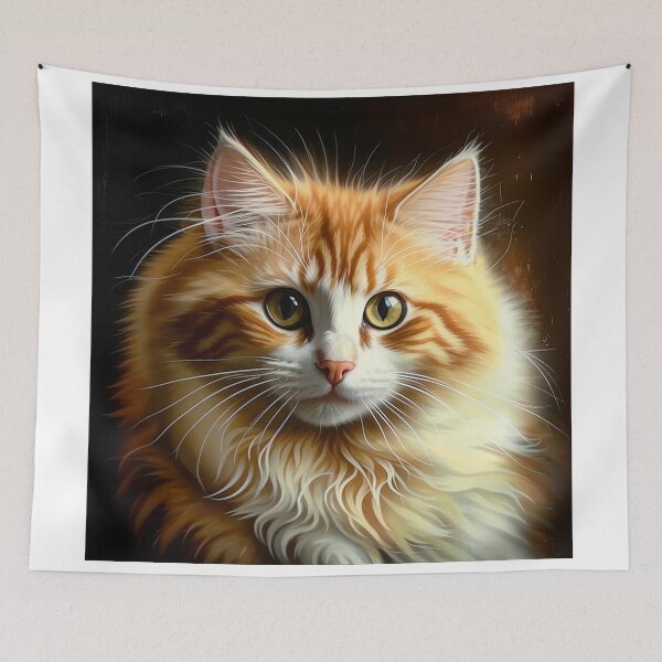 Item preview, Cute Ginger Cat Portrait designed and sold by Graham Prentice.