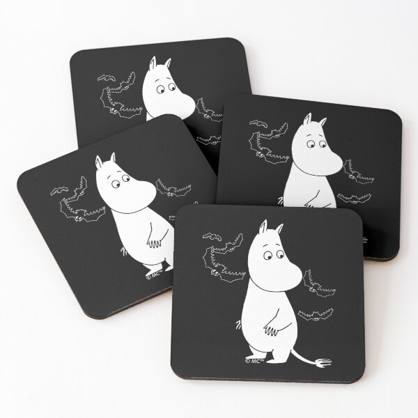 Item preview, Moomin Moomintroll Surrounded By Spooky Bats designed and sold by MoominStore.